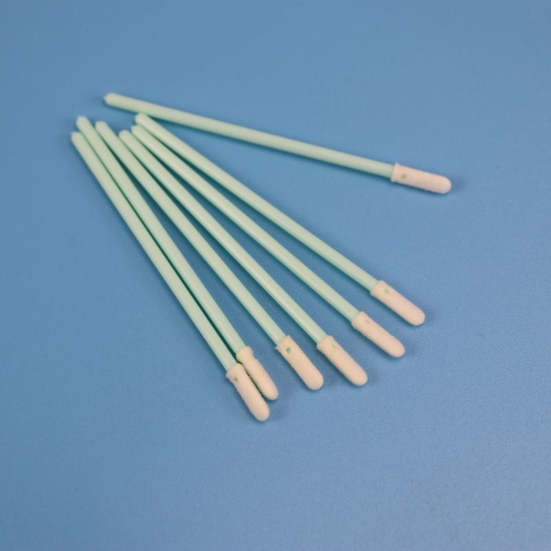 100pcs Ductless Mini Sponge Stick Cleanroom Foam Swab For Factory Cleaning