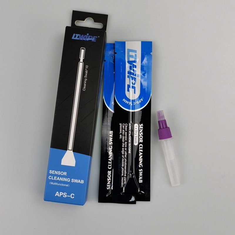 Lint Free Blue Stick Sensor Cleaning Swabs For Camera Sensor Maintenance