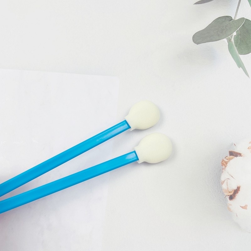 708 Type Round Foam Tip Swabs Blue Stick Printerhead Clean Apply Liquid