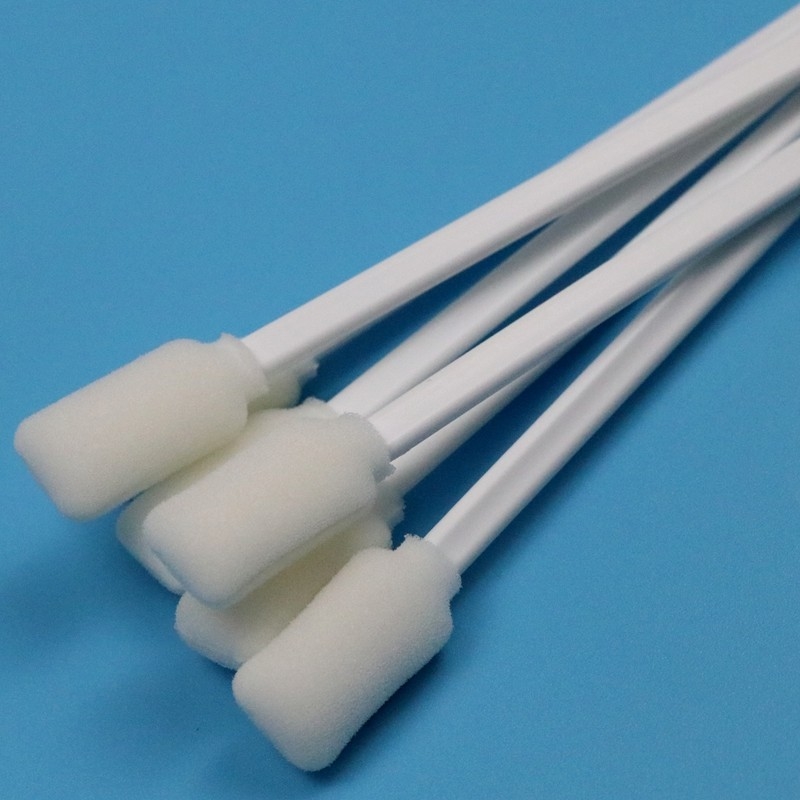 Lint Free White PP Stick Square Sponge Swab Roland Printer Cleaning Foam Swab Suppliers