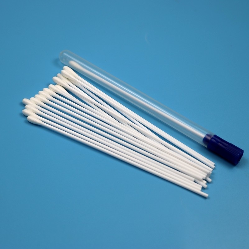 15cm Disposable PS Stick Rayon Oral Swab Sterile Specimen Collection Swab VTM Kit
