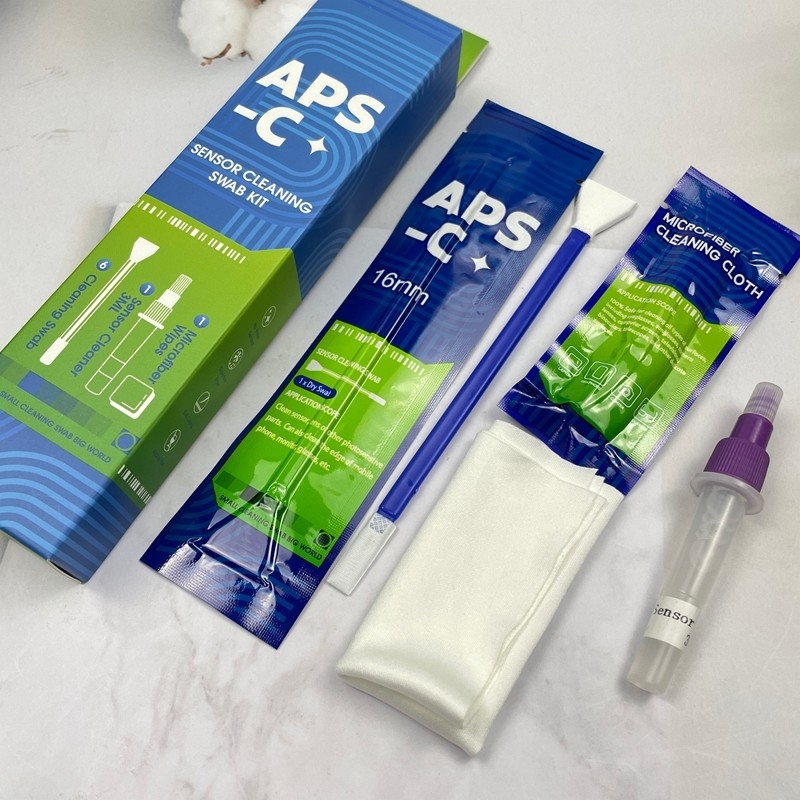 16mm APS-C Camera Sensor Cleaning Kit  3-in-1 Swabs Individually Packed CMOS / CCD Cleaning Tools