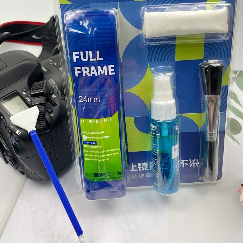 4 In 1 Type 24mm Width Full Frame Camera Cleaning Swab Kit With Sensor Swab Cleaner Wipes