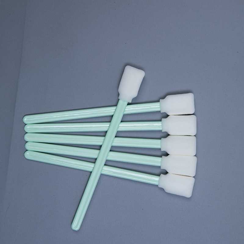 Cleanroom Grade TX707 Sponge Swabs – Lint-Free Thick Foam Cleaning Swabs for Electronics &amp; Optics