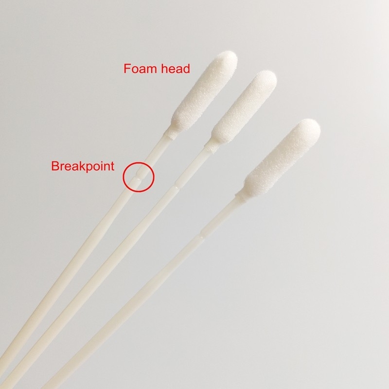 Sterile Foam Tipped Swabs with Breakpoint – Independent Packages, for Clinical, Industrial, and Environmental Sampling