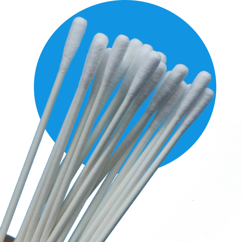 Eco-friendly Paper Stick 3.2mm Small Round Qtips Cleanroom Cotton Bud Swab with Double Heads