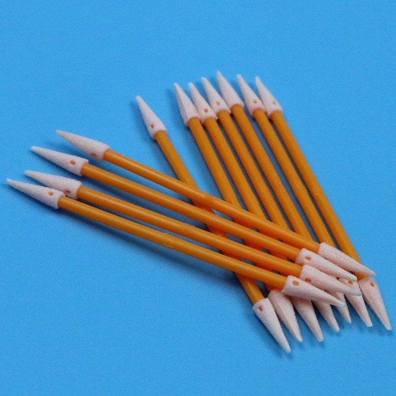 Lint Free Orange Stick Double Ended Pointed Sponge Detailing Swab Cleanroom Foam Swab
