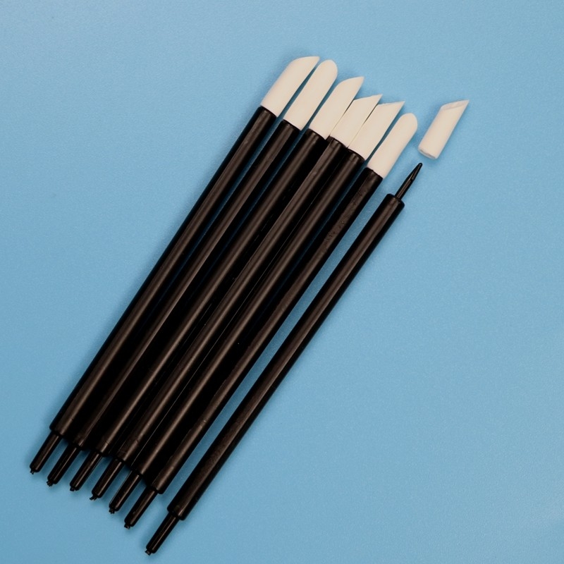In Stock T-11 Rigid PP Stick 5mm PU Foam Swab Mold Cleaning Ruby Stick for Printer Maintaining