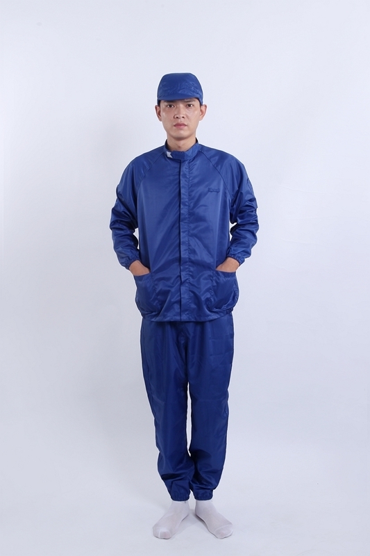 Anti Static Stand Collar Uniform Set Perfect For Electronics And Pharma Professionals In Controlled Workspaces