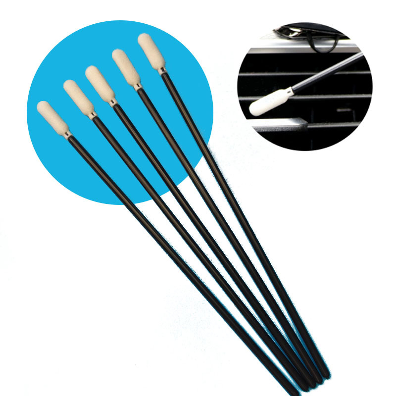 TX740 Low Lint 6.5" Extra Long Handle Sponge Stick Car Cleaning Foam Swab for Gun Cleaning