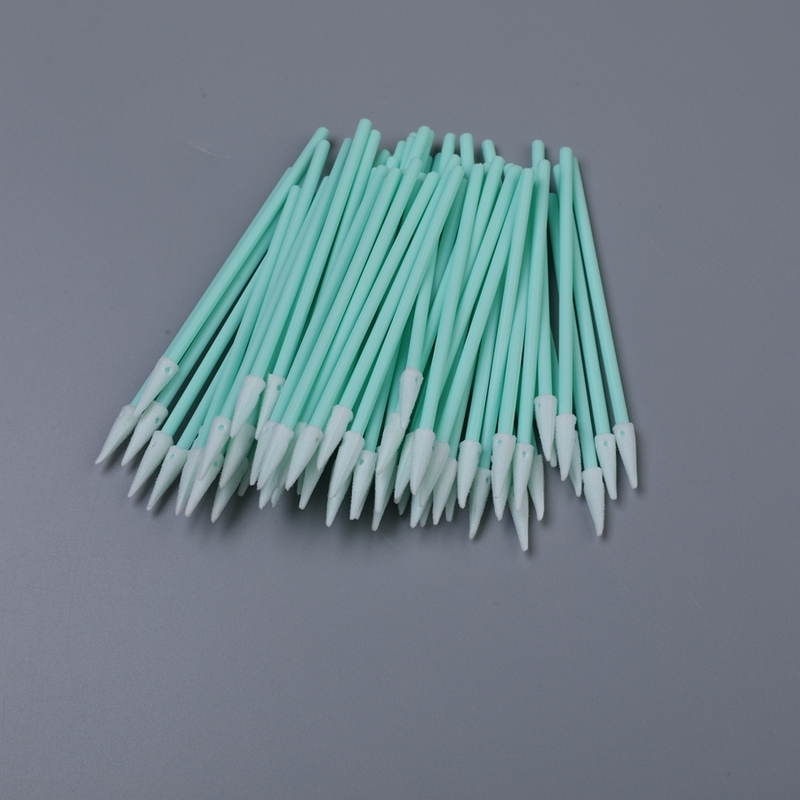 TX750 76mm Precision Sponge Swab - 3.2mm Square Point - for Wafer Edge, Probe Card, Wire Bond Pads & Die Attach - Cleanroom