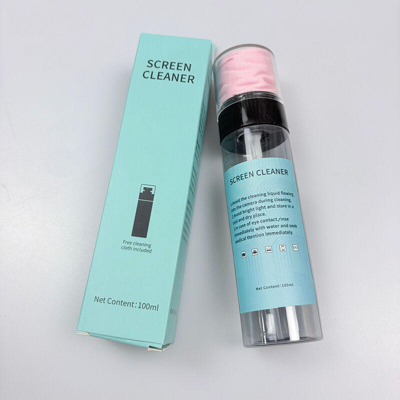 Screen Cleaner Spray with Microfiber Wipes - Safe for Lenses and Electronics in 30/60/80/100/120mL Sizes