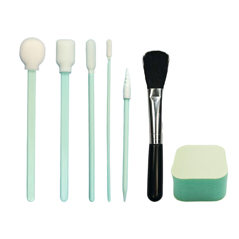 Portable Precision Cleaning Foam Swab Kit Detailing Swab Kit Car Cleaning Kit with Sponge Brush