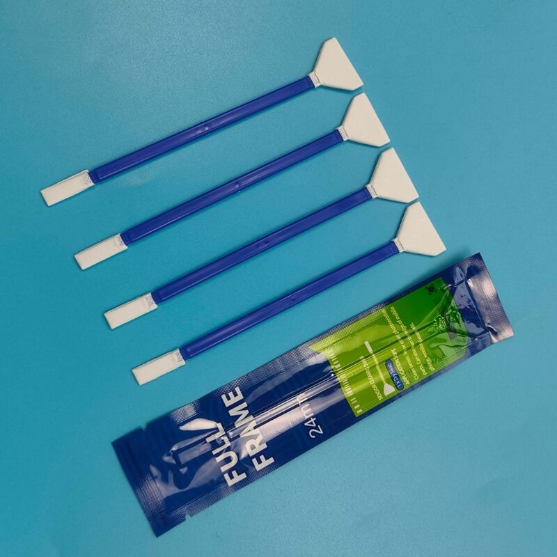Individual Wrapped 24mm V Shape Microfiber Swab Double Ended Camera Cleaning Swab Full Frame Sensor Swab Detailing Swab