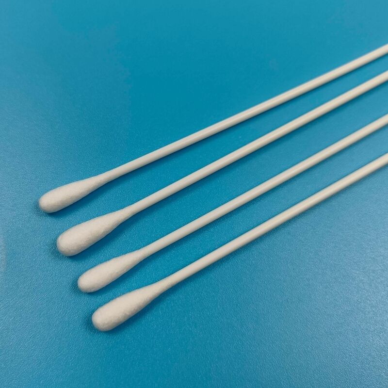 20cm Disposable Long PP Stick Lint Free Cotton Bud Swab Medical Qtips Surface Sampling Swab for Laboratory