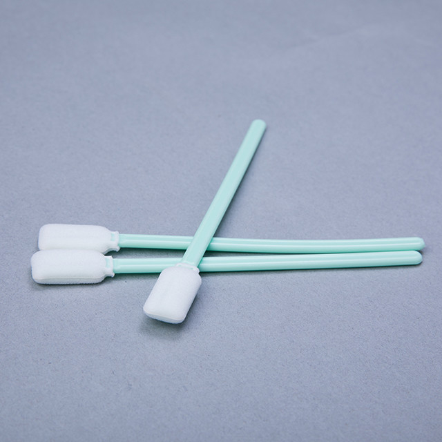 Industrial Solvent Cleaning Swabs Thermally Bonded Foam Head Easy To Use
