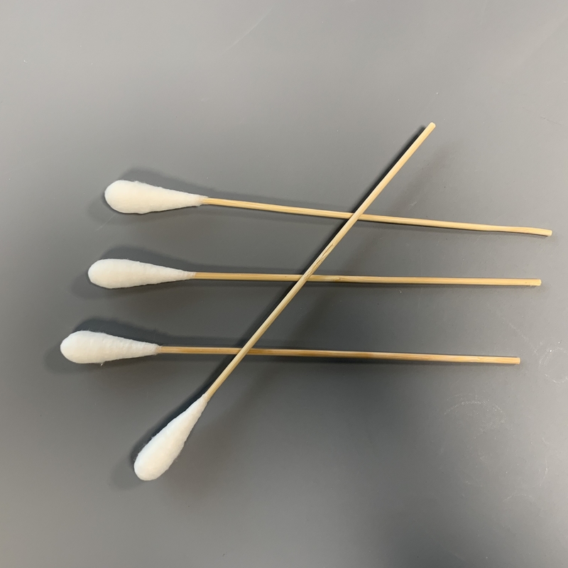 Hypoallergenic Organic Wood Surgical Cotton Swabs Dust Free For Women