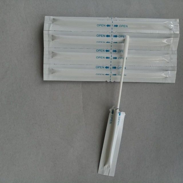 Dry / Pre Wet Cotton Bud Swab Individual Packing Stick For Industrial Cleaning