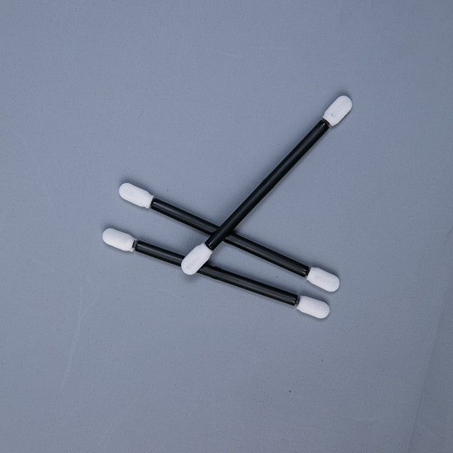 Cleanroom Sponge Esd Safe Swabs Black Pp Stick For Cleaning Electronics
