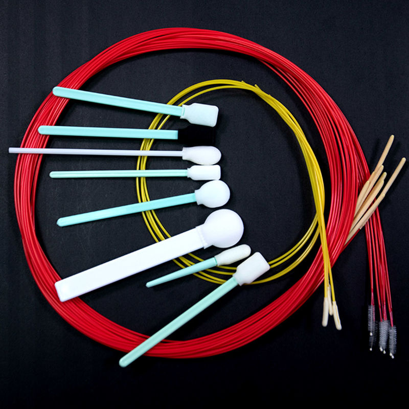 High Absorbent Camera Solvent Cleaning Swabs ESD Safe Handle Easy To Use Cleanroom Lint Free Stick