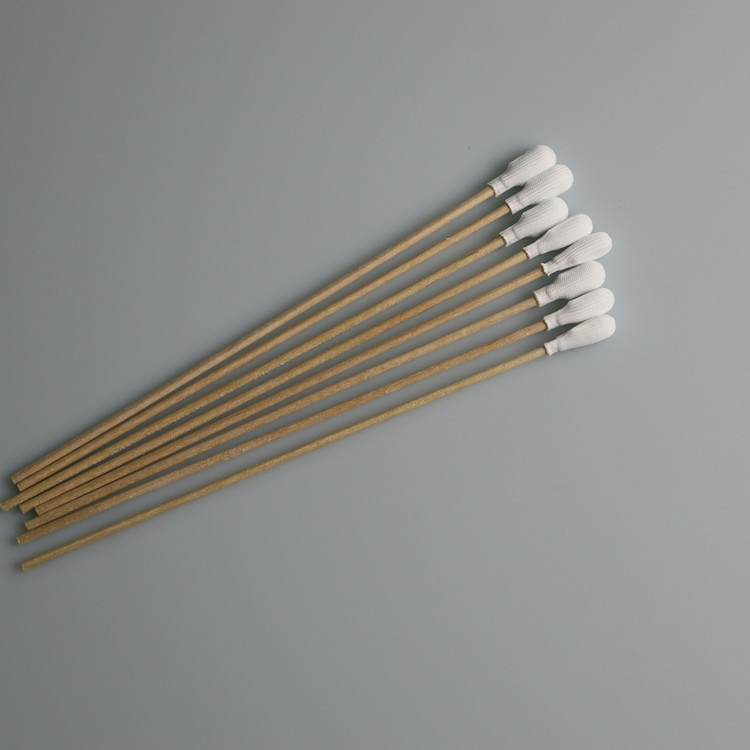 Polyester Head 150mm Medical Cotton Bud Swab Lint Free Cleanroom Swab