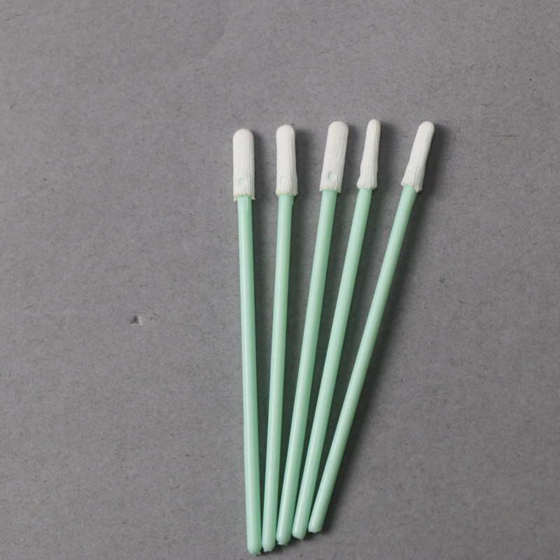 Double Layers Lens Cleaning Polyester Swabs For PCB