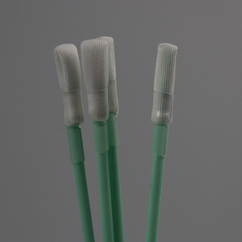 165mm Polyester Dacron Swab with Heat Shrink Green Rigid Handle Swabs