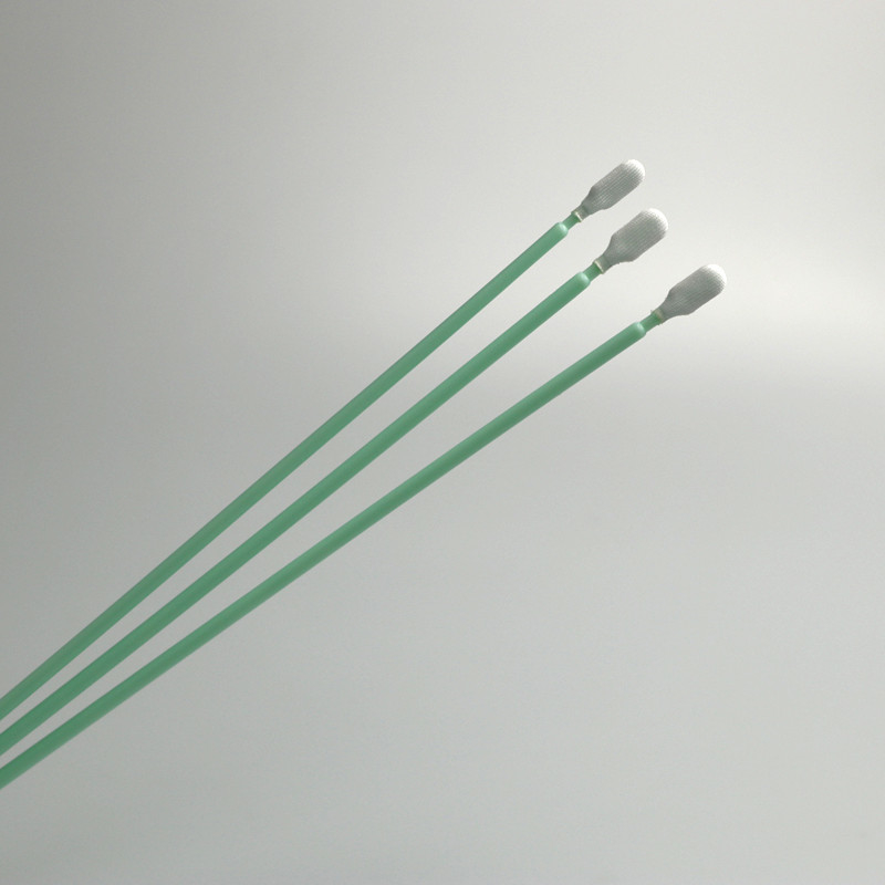 250mm PP Long Handle Lint Free Dacron Swabs Cleaning Stick For Electronics
