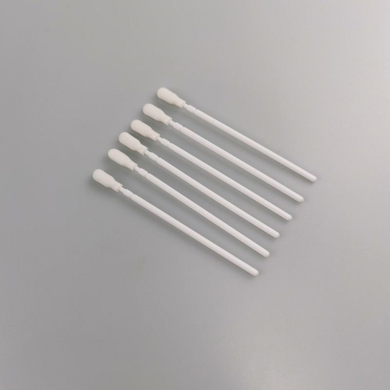 Length 10cm 8cm Oral Foam Swabs ISO9001 With Specimen Collection Tube