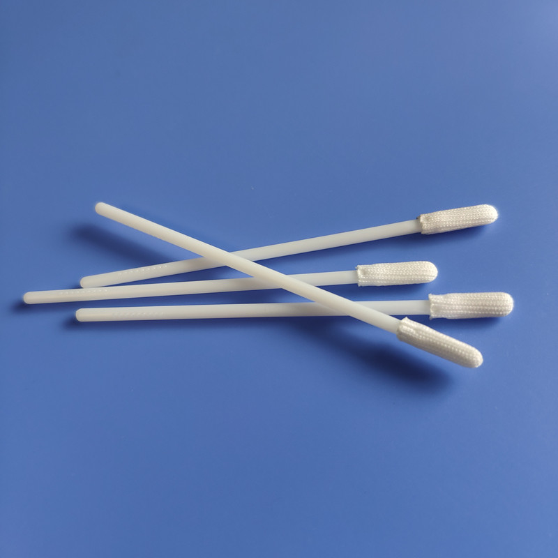 Small Micro Dacron Head Polypropylene Polyester Swabs Double Layer Knitted