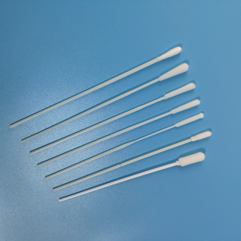 Nylon Flocked Head Specimen Collection Swabs With ABS Stick