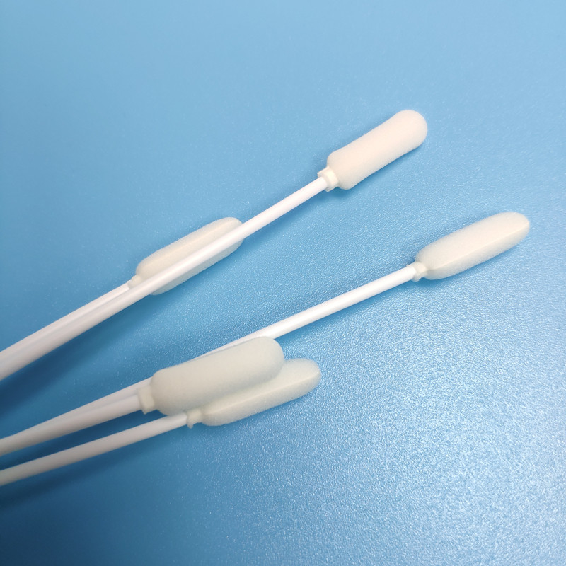 EO Sterile Disposable PP Stick Oral Care Sponge Swabs 140mm