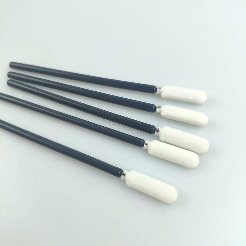 TX710 Cleanroom Swab with 110mm Length 100PCS Black White Open Cell Sponge Foam Tip Swabs Dust Free