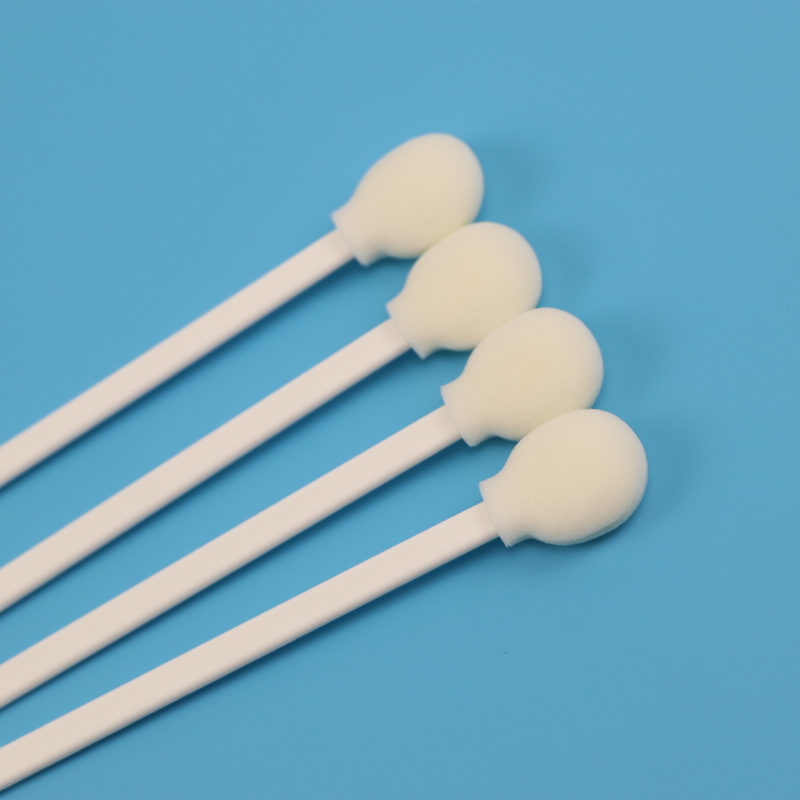 125mm Length  Medical Oral Sponge Swab Stick with open cell structure