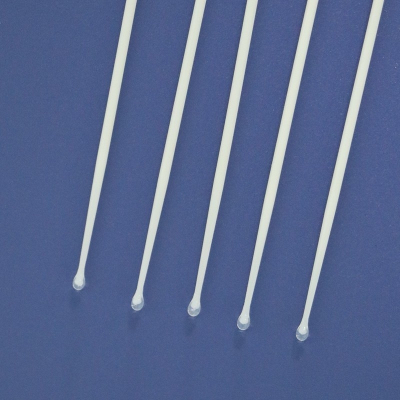 125mm 10PCS Plastic Stick Silicone Gel Adhesive Cleanroom Swab