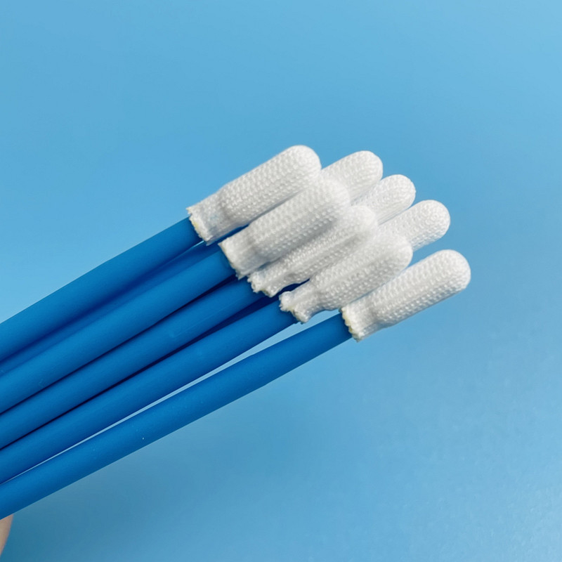 100PCS PP Handle Polyester Swabs For Cleanroom Cleaning