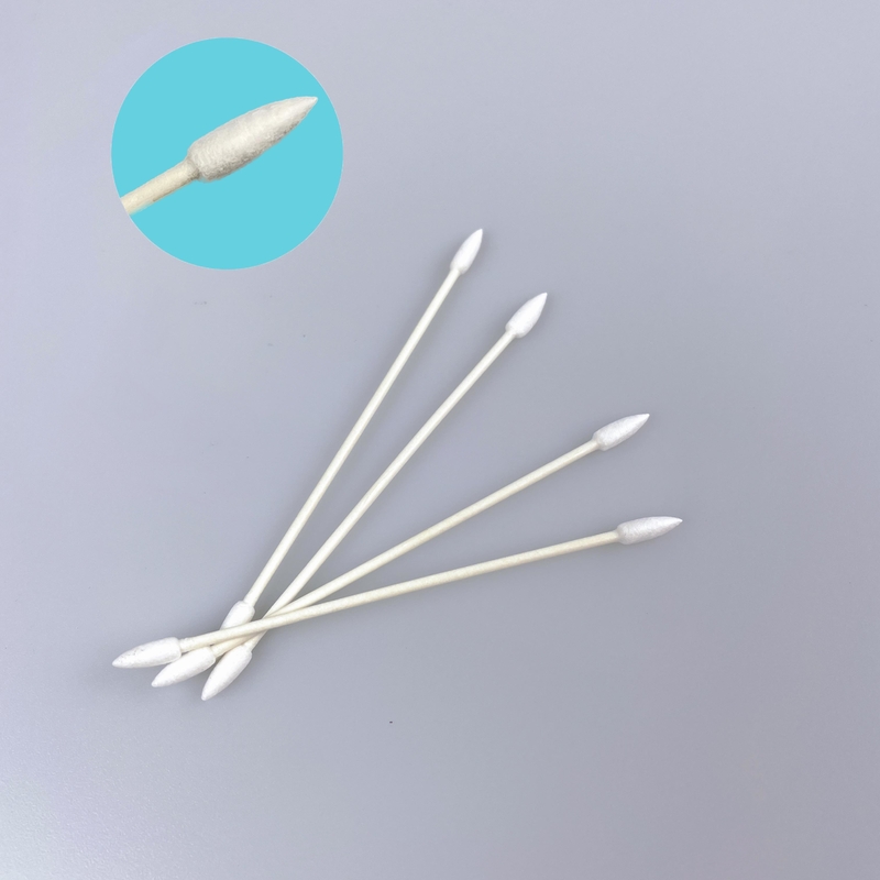Double Pointy Mini Compressed Cotton Head Micro Swab 3 Inch 3mm