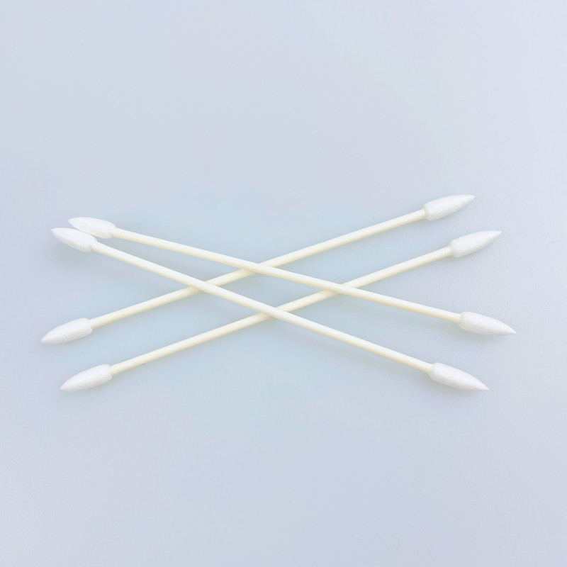 Cleanroom Industrial Double Pointed Cotton Swabs Dust Free