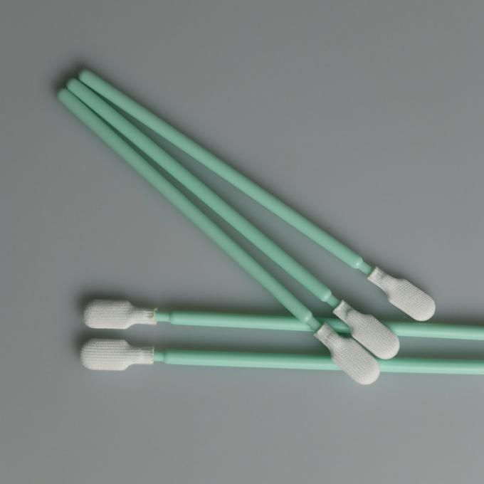 Dacron Round Head Swabs For Industrial Cleanroom Dustless Polyester Swabs