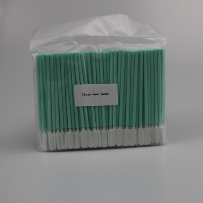 Dacron Round Head Swabs For Industrial Cleanroom Dustless Polyester Swabs