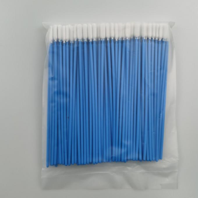 6.6 Inch Black Extra Long Foam Cleaning Swabs For Fine Powders Clean