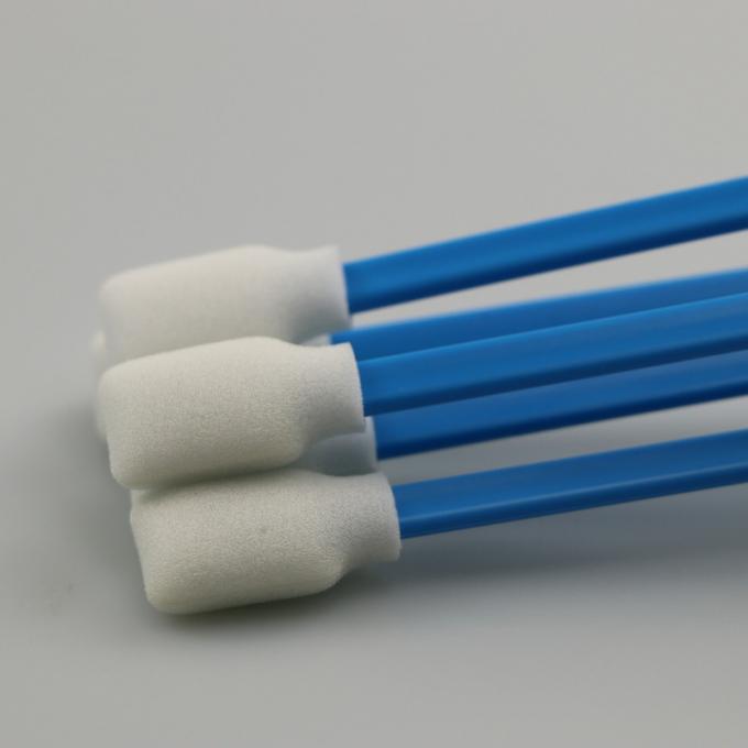 125mm Square Sponge Head Foam Cleaning Swabs For Industrial Applications