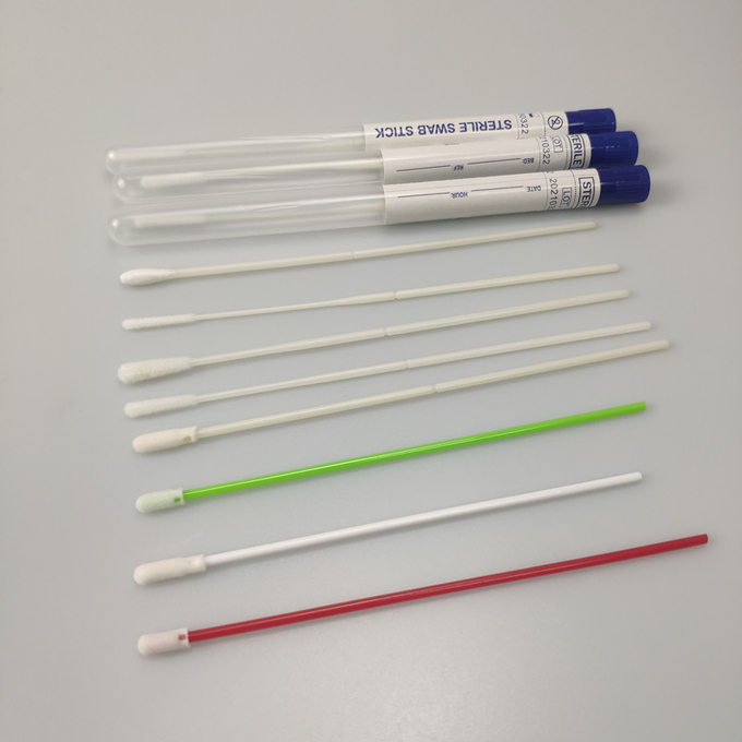 Disposable Sterile Nylon Flocked Swabs For Specimen Collection
