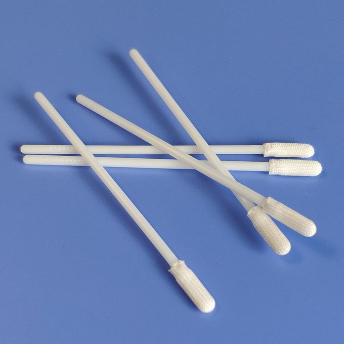 70mm Round Small Head Disposable Knitted Dacron Swabs