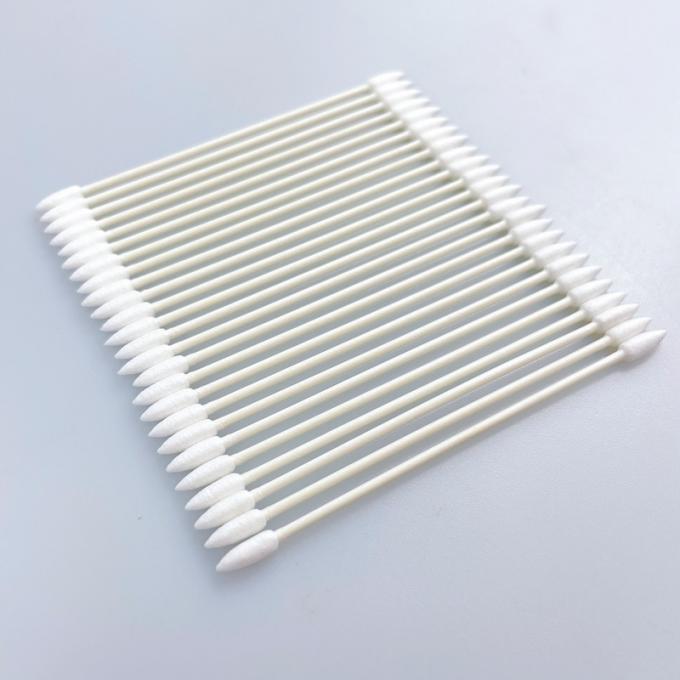 Cleanroom Industrial Double Pointed Cotton Swabs Dust Free